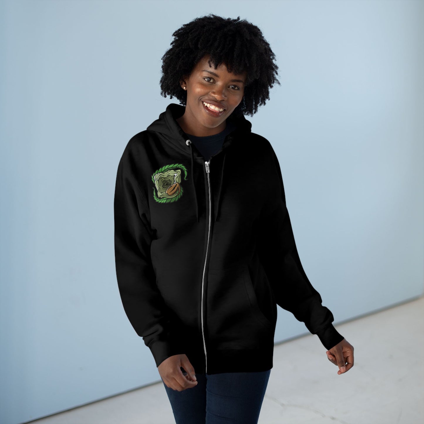Blue Limonada Unisex Premium Full Zip Hoodie