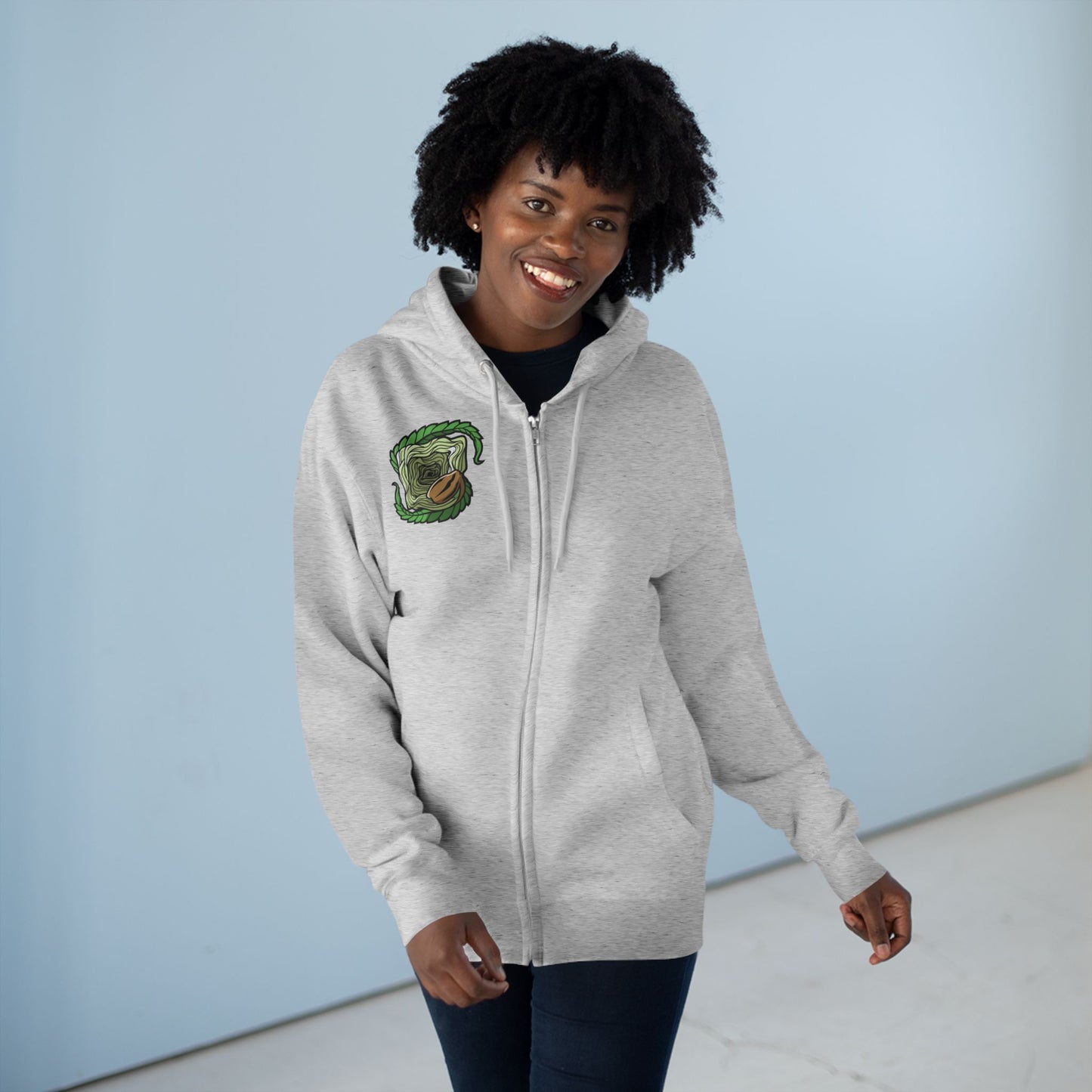 Blue Limonada Unisex Premium Full Zip Hoodie