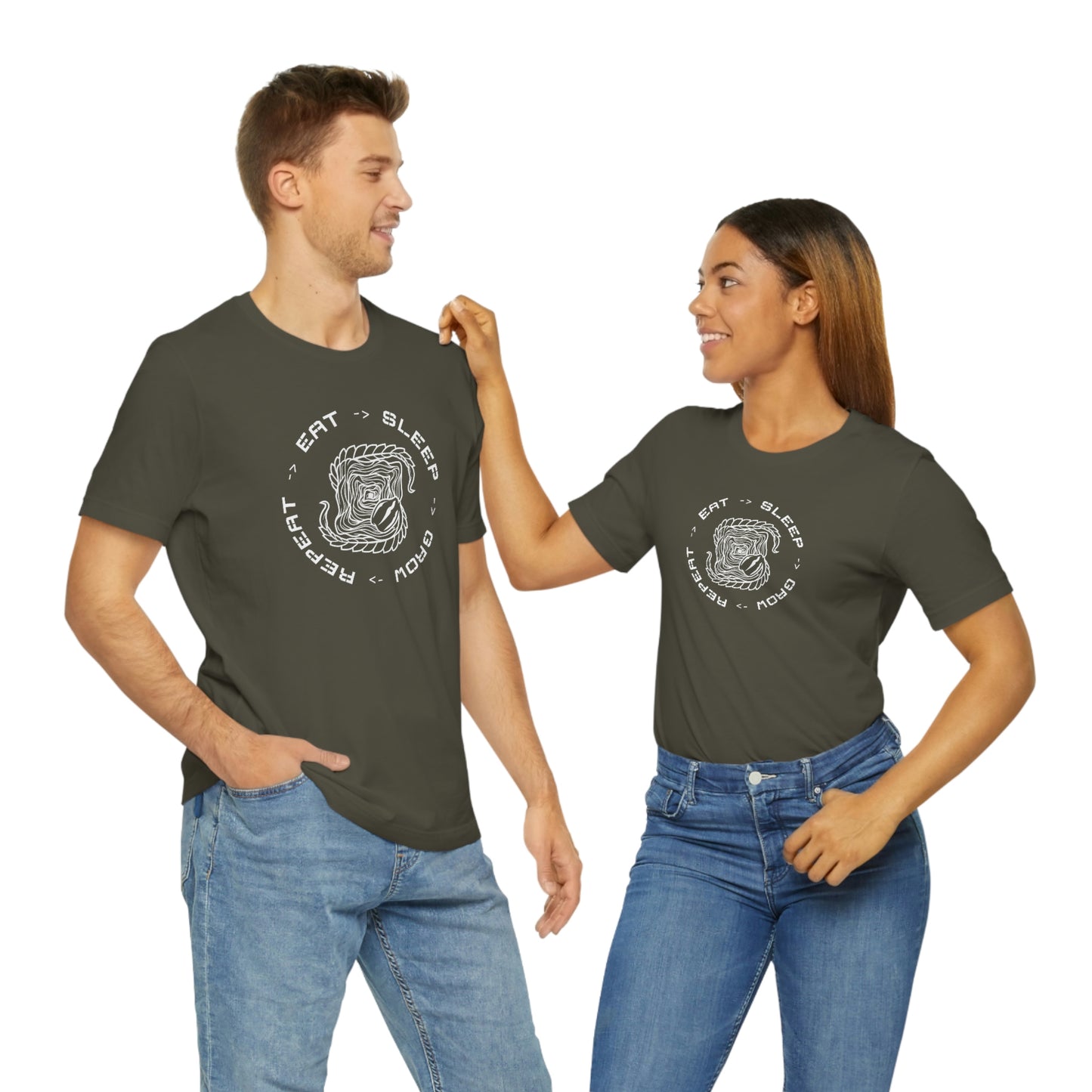 Eat.Sleep.Grow.Repeat Short Sleeve Tee
