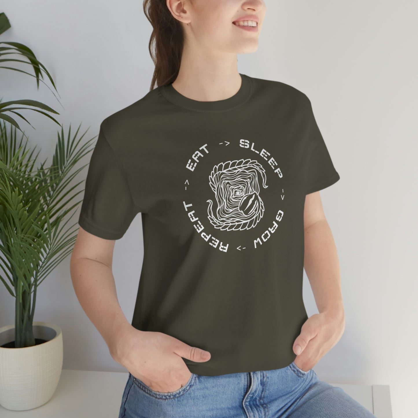 Eat.Sleep.Grow.Repeat Short Sleeve Tee