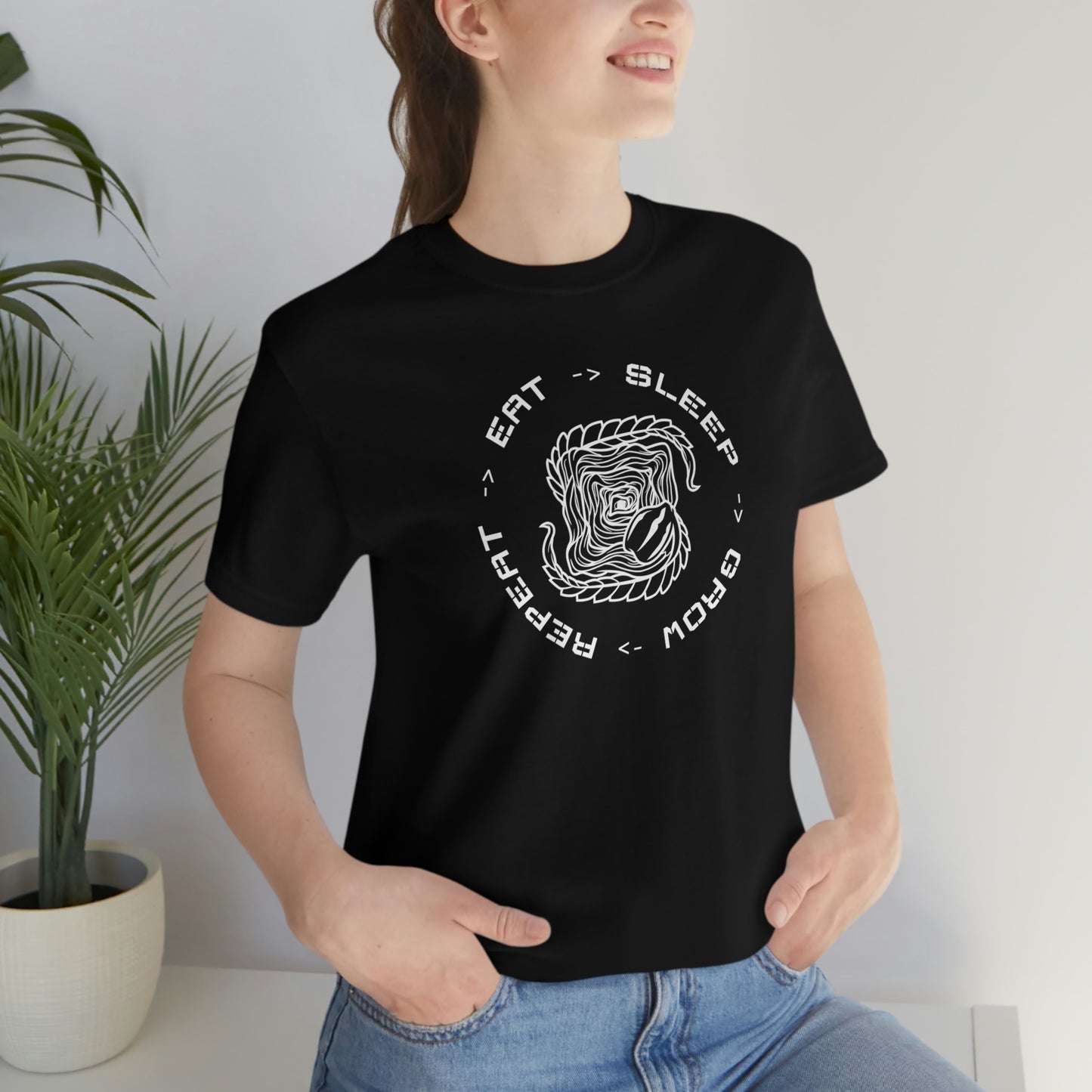 Eat.Sleep.Grow.Repeat Short Sleeve Tee