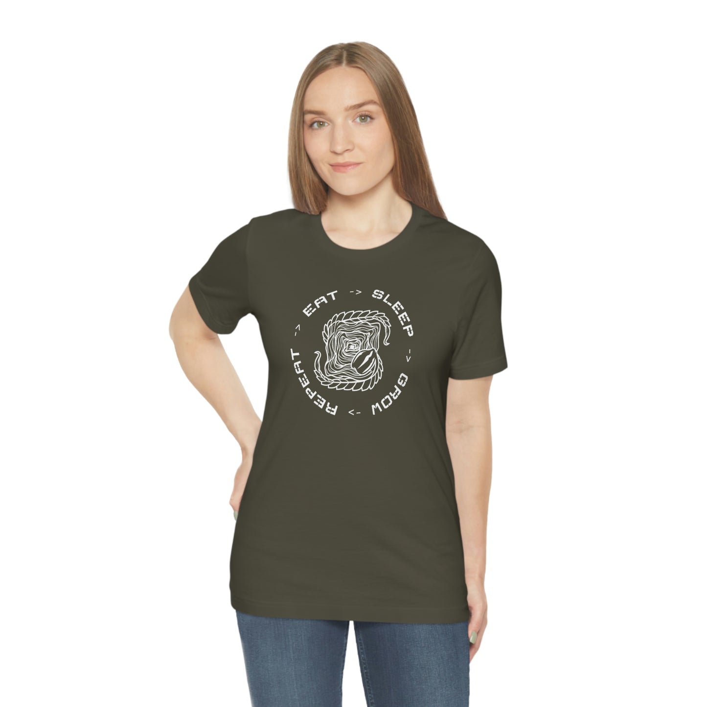 Eat.Sleep.Grow.Repeat Short Sleeve Tee