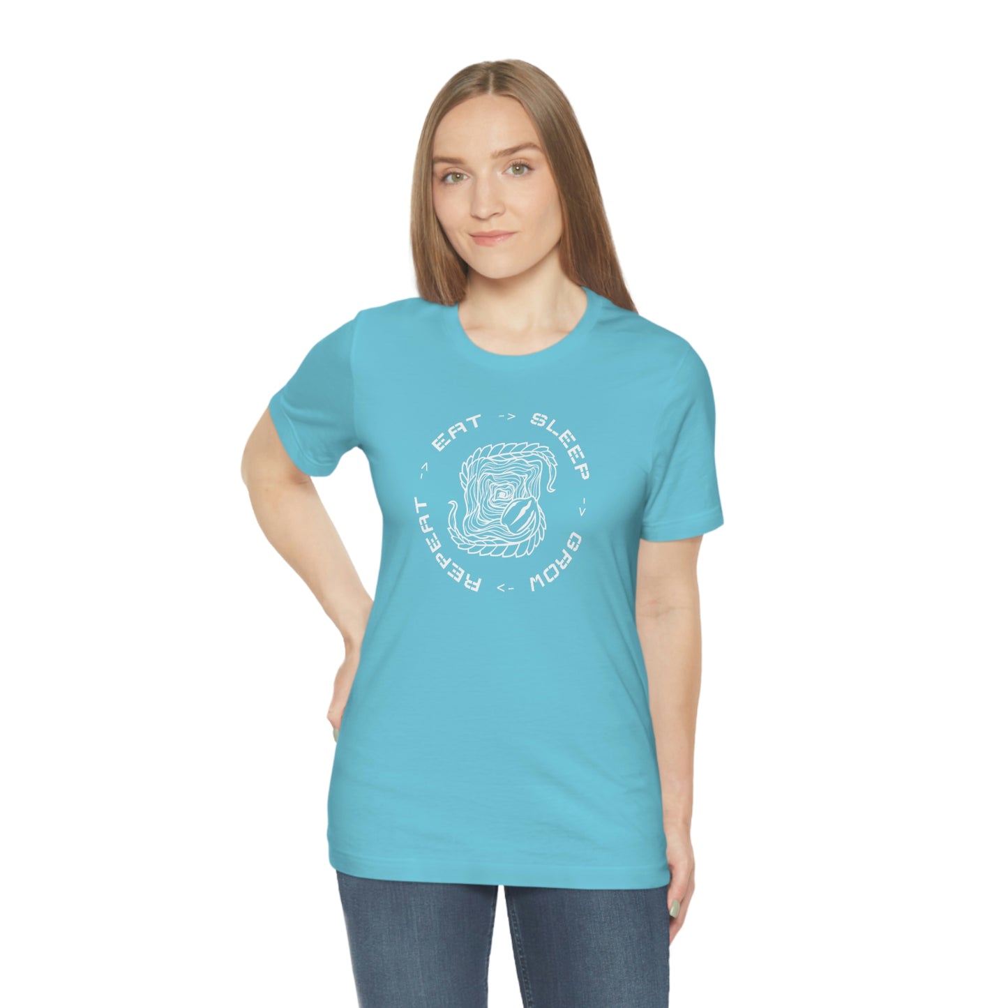 Eat.Sleep.Grow.Repeat Short Sleeve Tee
