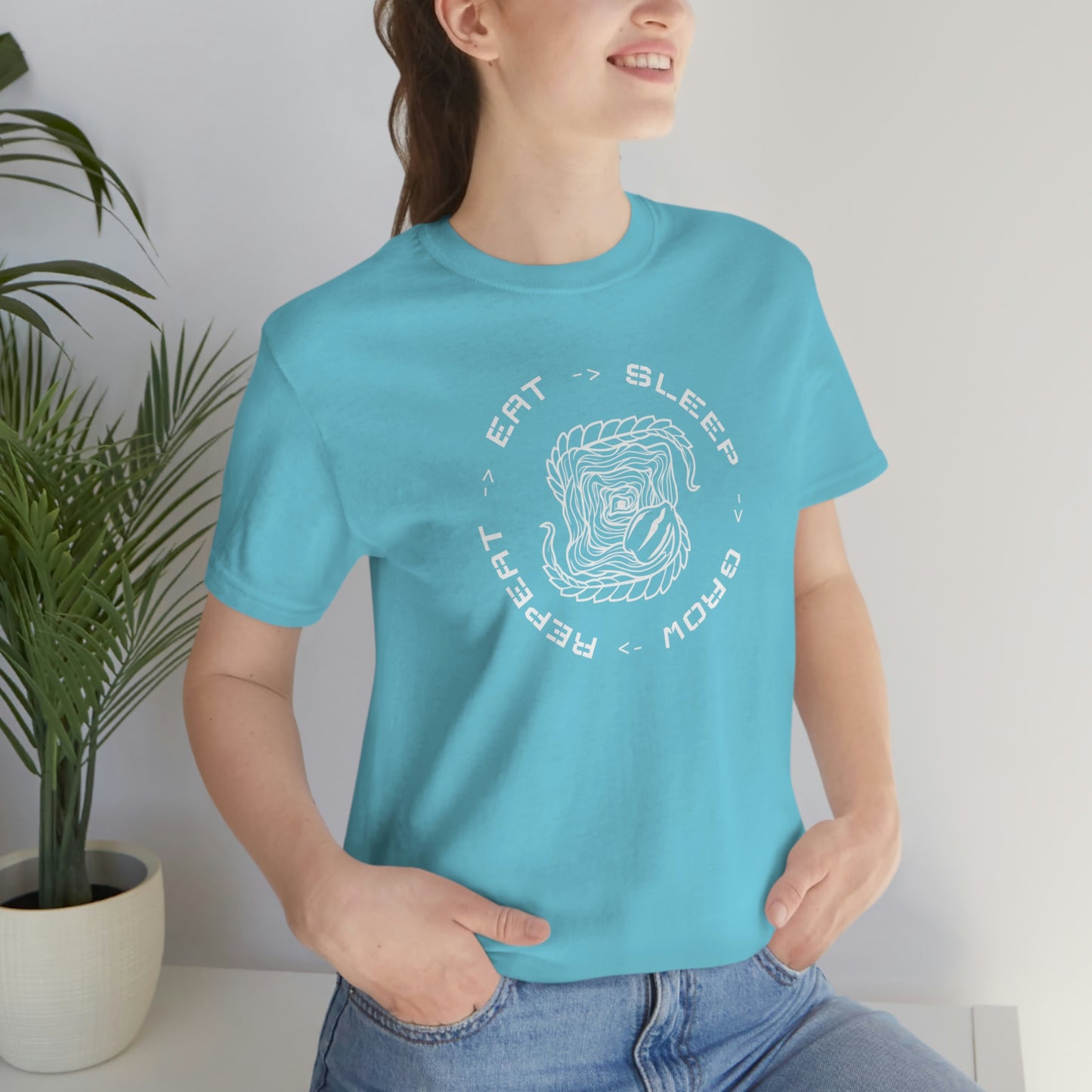 Eat.Sleep.Grow.Repeat Short Sleeve Tee