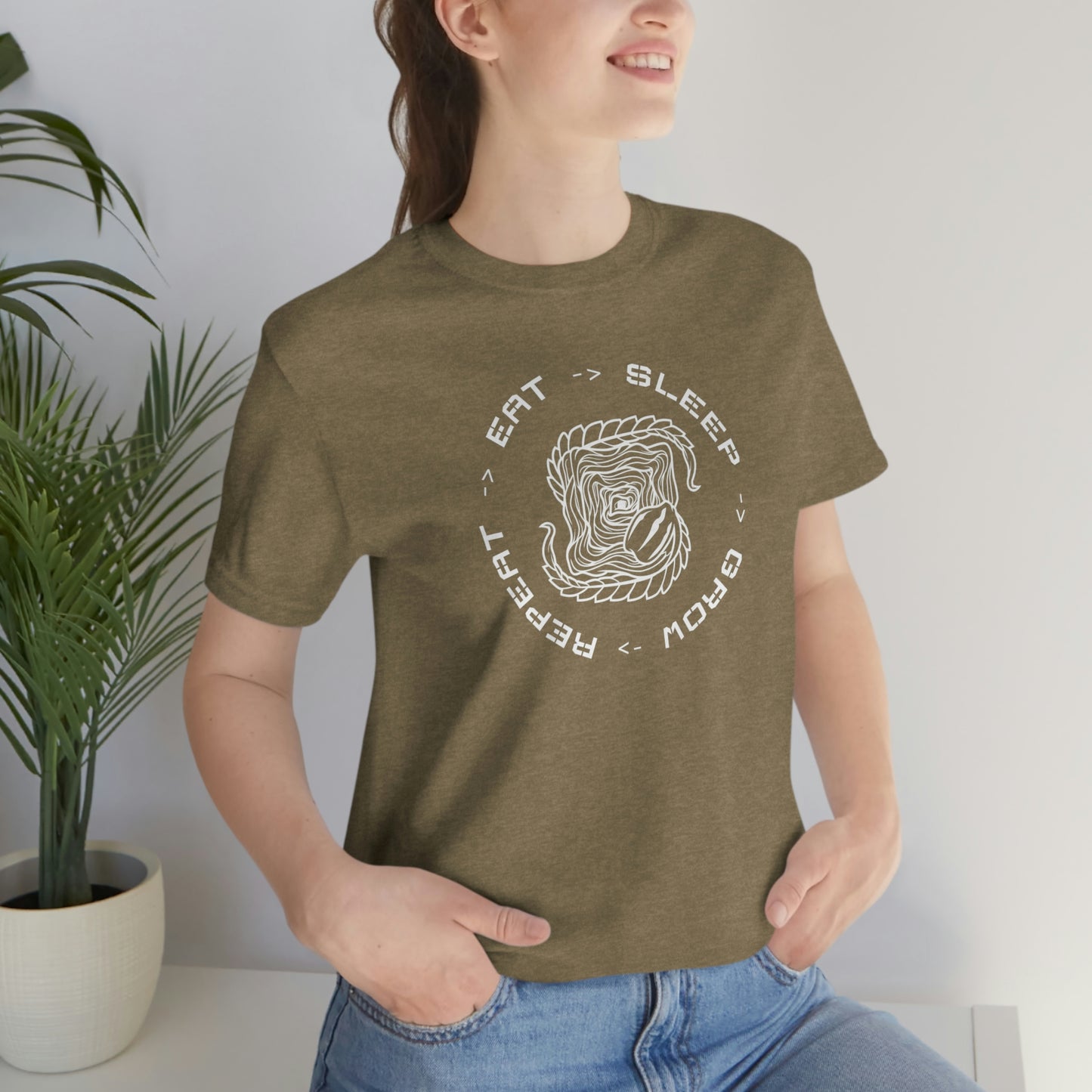 Eat.Sleep.Grow.Repeat Short Sleeve Tee
