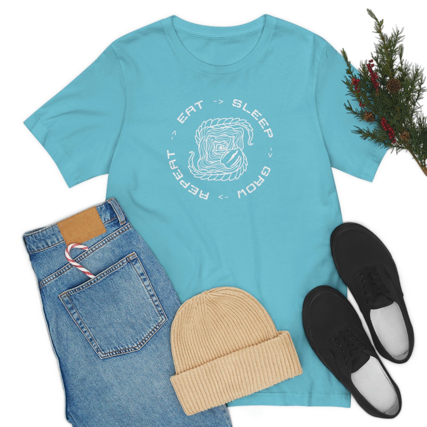 Eat.Sleep.Grow.Repeat Short Sleeve Tee