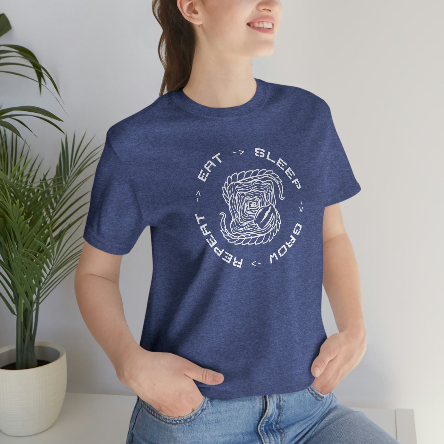 Eat.Sleep.Grow.Repeat Short Sleeve Tee
