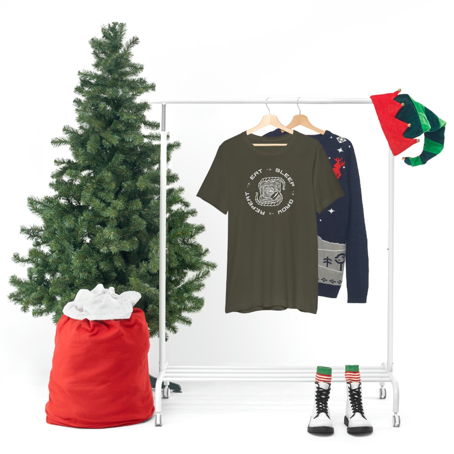 Eat.Sleep.Grow.Repeat Short Sleeve Tee