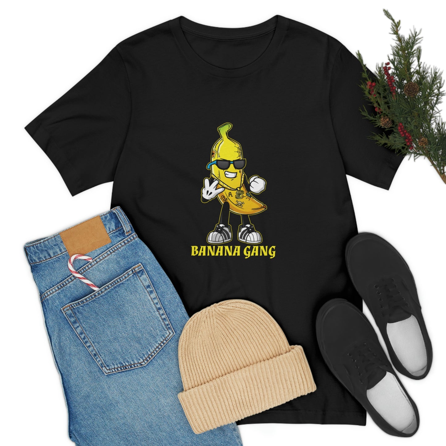 Banana Gang Short Sleeve Tee (Black)