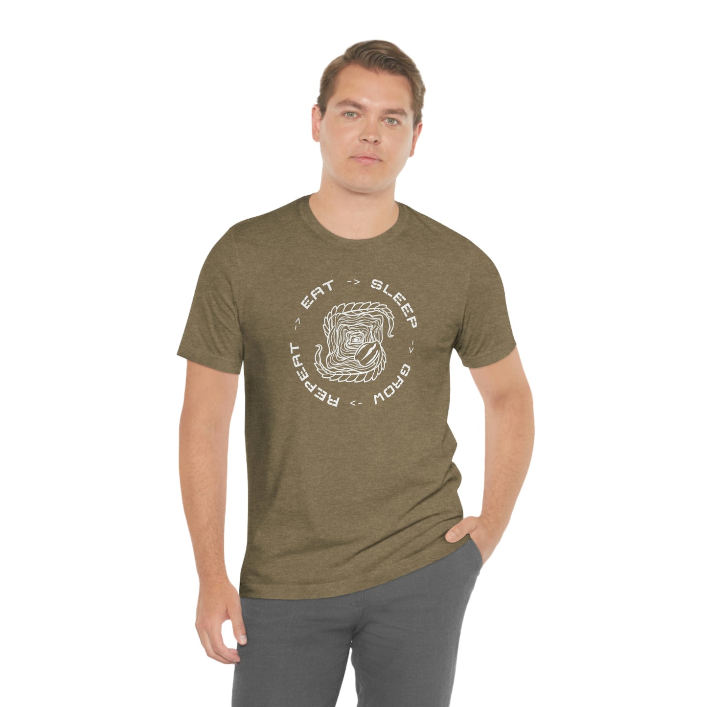 Eat.Sleep.Grow.Repeat Short Sleeve Tee