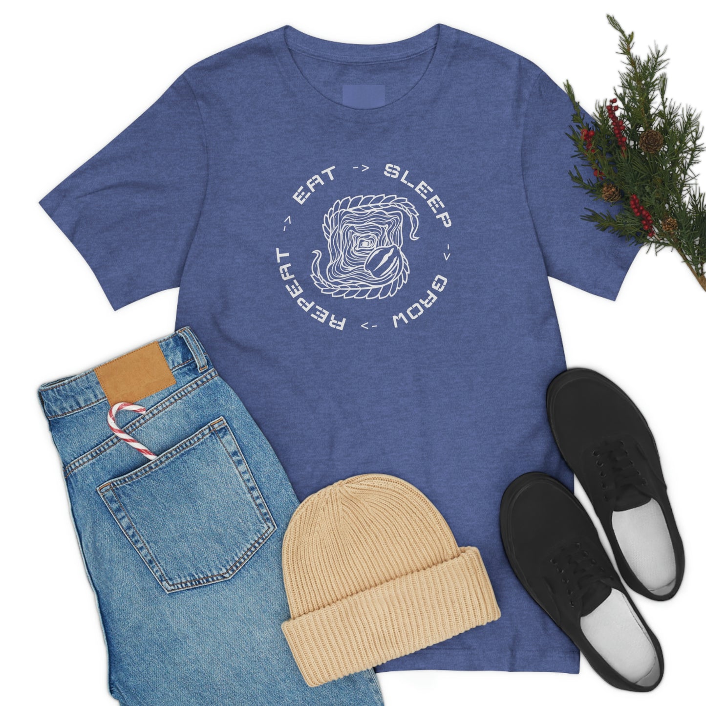 Eat.Sleep.Grow.Repeat Short Sleeve Tee