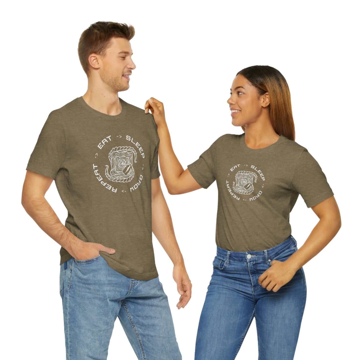 Eat.Sleep.Grow.Repeat Short Sleeve Tee