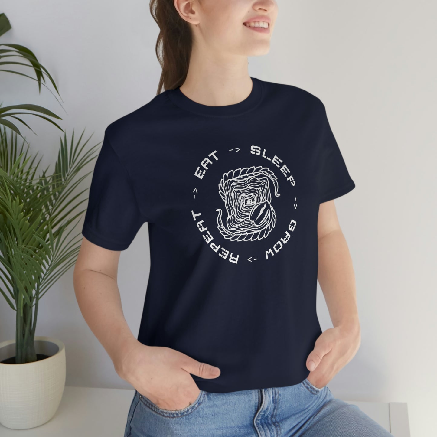 Eat.Sleep.Grow.Repeat Short Sleeve Tee