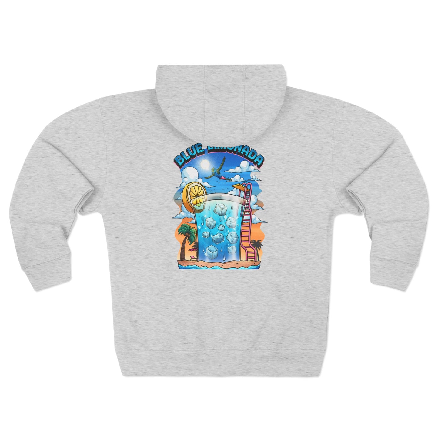 Blue Limonada Unisex Premium Full Zip Hoodie