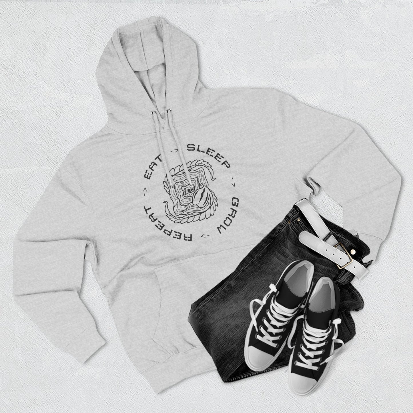 Unisex Eat Sleep Grow Repeat Hoodie