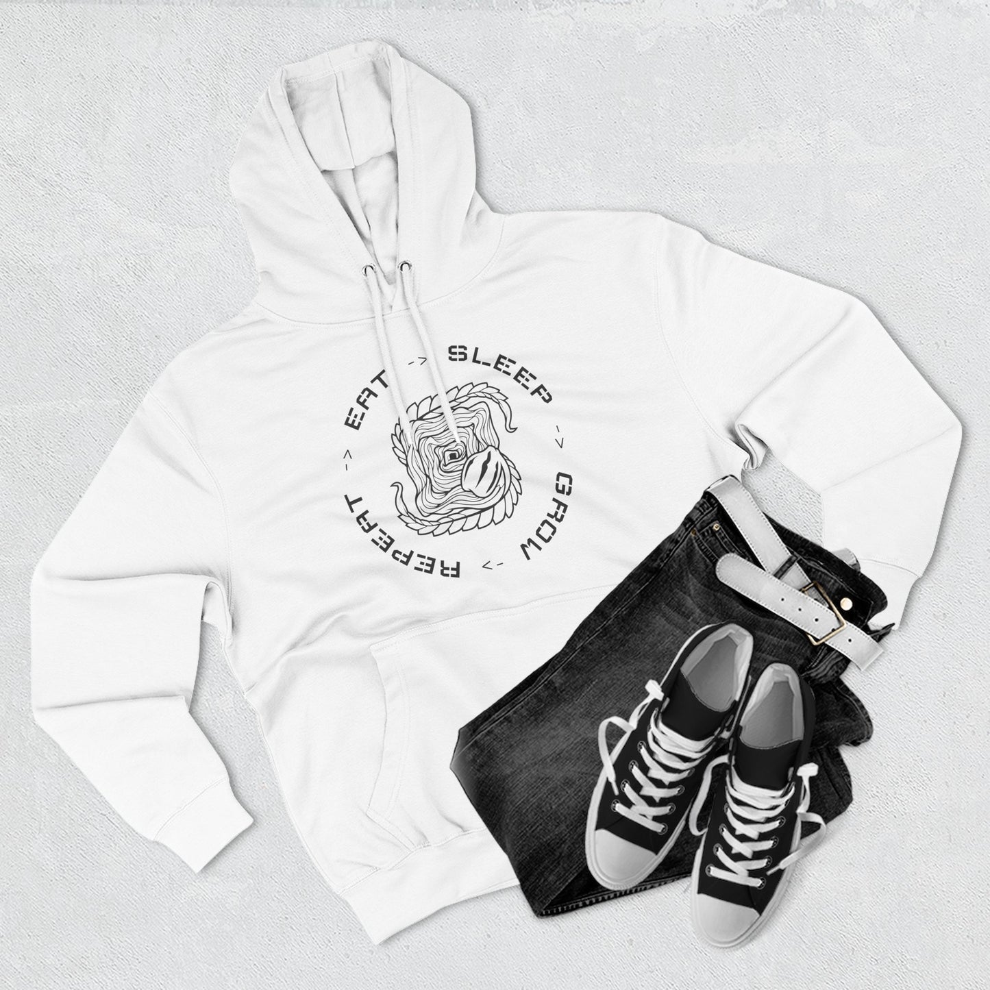 Unisex Eat Sleep Grow Repeat Hoodie
