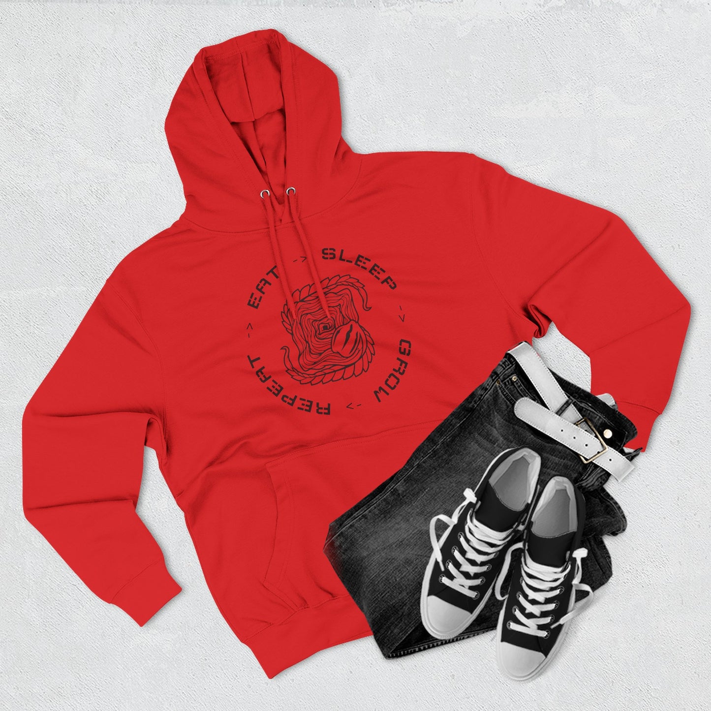 Unisex Eat Sleep Grow Repeat Hoodie