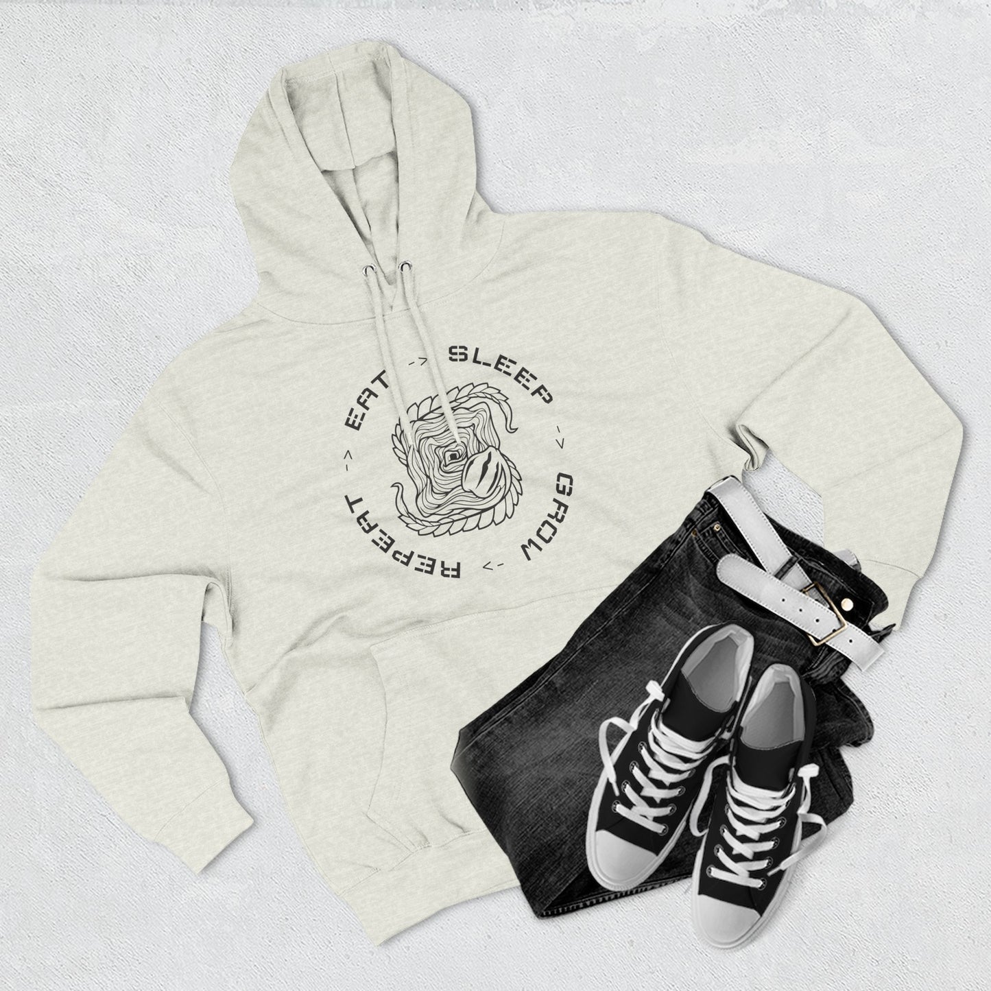 Unisex Eat Sleep Grow Repeat Hoodie